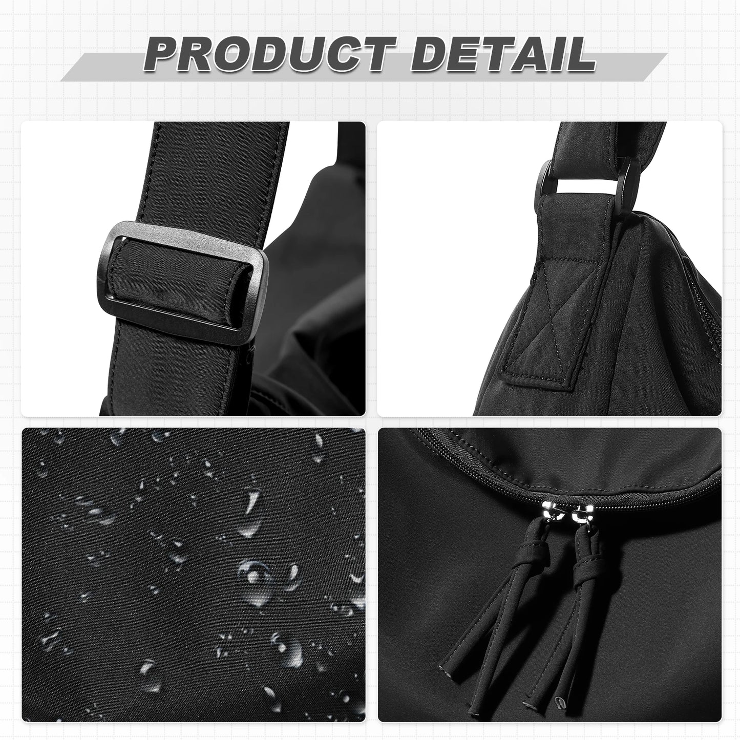 Bolso Atlas Canvas — Mensajera Unisex & Correa Ajustable