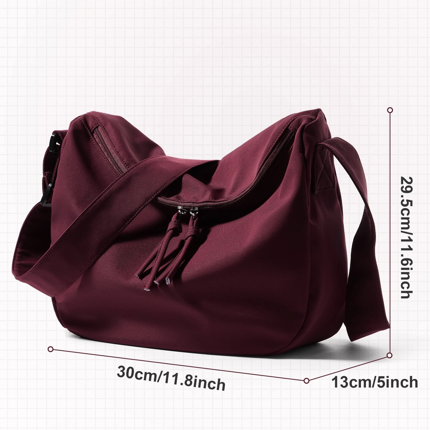 Bolso Atlas Canvas — Mensajera Unisex & Correa Ajustable