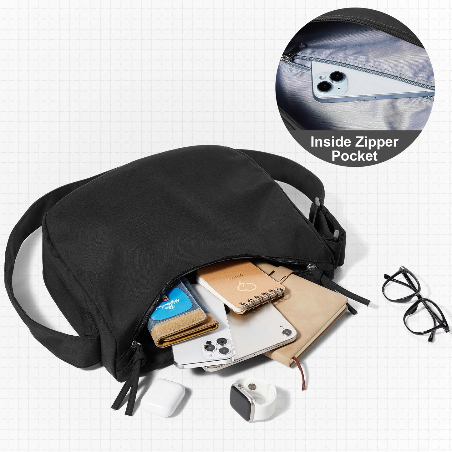 Bolso Atlas Canvas — Mensajera Unisex & Correa Ajustable